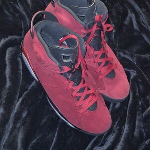 Jordan 6s Varsity Red Sneakers